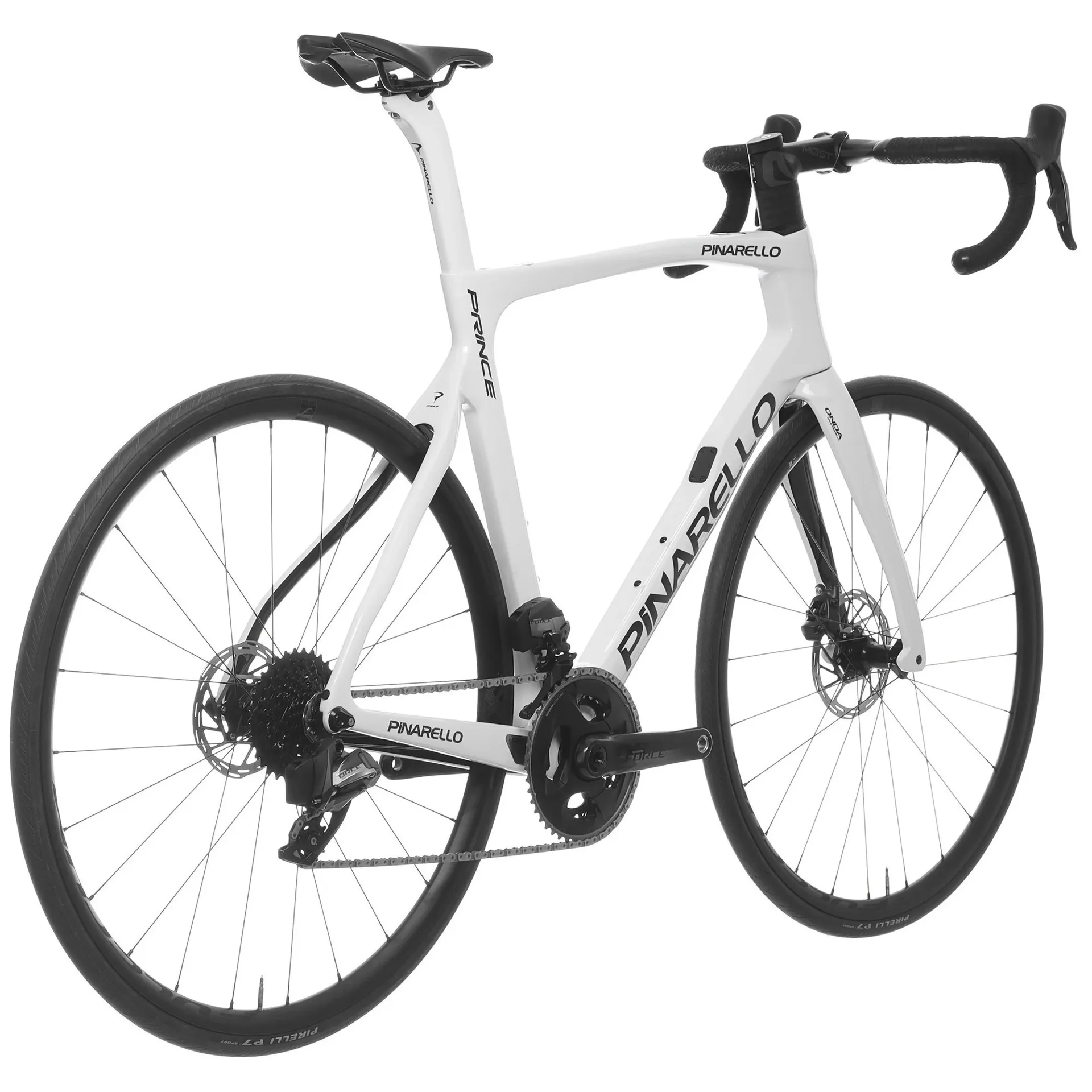2022 Pinarello PRINCE DISC TiCR Road Bike with FORCE AXS in White